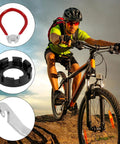 Cyclist with 5-Piece Universal Bicycle Spoke Wrench Set With Tire Lever, metal and rubber wrenches for cycling repairs