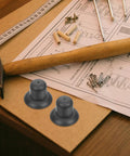 Slick Replacement Patio Umbrella Screw Caps Kit Two Pack Black Weather Resistant Plastic Top Ends for backyard repair