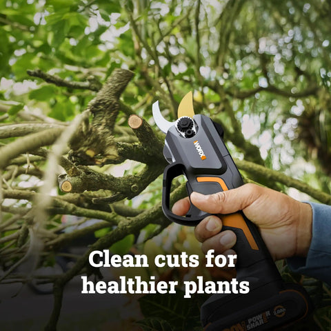 20V Nitro Pruning Shear And Lopper WG330 Cordless With Titanium Plated Blade Brushless Motor Cutting Branches
