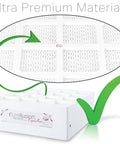 Ultra Premium True HEPA filter detail, NASA Grade True HEPA Filter For IQAir HealthPro Series Air Purifier, showing material texture.