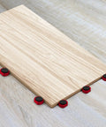 12-Pack 20mm Bench Dogs With Non Slip Aluminum Clamp For MFT Workbenches Fits 0.787 Inch Dog Holes on wooden board