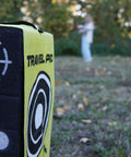 Travel Pro Portable Layered Foam Archery Target With Welded Core Technology for field and broadheads in grassy area