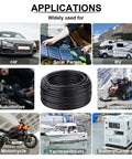 16 Gauge 2 Conductor Electrical Wire 16AWG Stranded PVC Jacket Oxygen Free Copper Cable applications display
