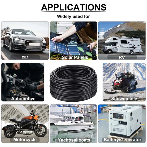 16 Gauge 2 Conductor Electrical Wire 16AWG Stranded PVC Jacket Oxygen Free Copper Cable applications display