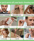 Bulk 100 Pack Travel Hygiene Kits With Disposable Toothbrushes Mini Toothpaste Individually Wrapped Combs Travel Size Shampoo