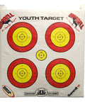 Youth Field Point Bag Archery Target Replacement Cover with red and yellow bullseyes, Model 109RC Compatible.