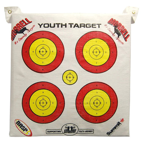 Youth Field Point Bag Archery Target Replacement Cover with red and yellow bullseyes, Model 109RC Compatible.