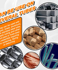 120-piece 1/4 inch compression fittings assortment: 50 brass sleeves, 50 inserts, 20 nuts for air, water, fuel, and oil lines