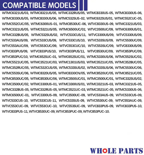 List of compatible models for Beefed-Up Dryer Door Latch Replacement 00491673 For Bosch Dryers.