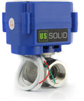 Motorized One Half Inch Ball Valve With Full Port NSF Certified 304 Stainless Steel Built For Real Use 9 To 24V DC 2 Wire Reverse Polarity Normally Closed Solenoid Valve For Fluid Control And Irrigation