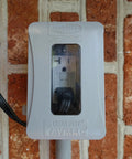 1-Gang Weatherproof In-Use Outlet Cover Expandable Nonmetallic Flat Mount 16 In 1 Design versatile install gray brick wall