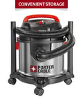 Stainless Steel 4 Gallon Wet Dry Shop Vacuum With Lightweight Portable Design Beast Power 4 HP Motor For Serious Suction