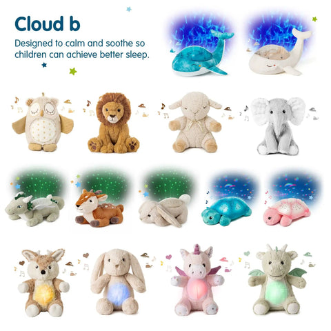 Benny The Bunny Night Light And Star Projector For Babies among cozy sleep aid toys for calming vibes in nursery.