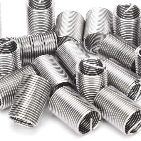 Heavy Duty Pro Grade 20 Piece 304 Stainless Steel Wire Thread Inserts Kit M12 x 1.25 Helicoil Style Sleeves for quick thread repair
