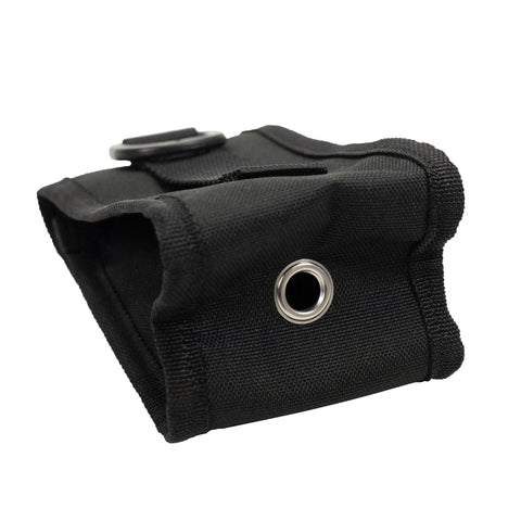 Diving BCD Utility Pouch With 2 Inch Webbing Loop And Back Clip Holds Up To 2.5 X 2.5 X 6 Inches Of Gear Velcro Diver Logo Closure Durable