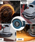 Professional Abrasive Flap Disc 25 Pack For Angle Grinder 4.5 Inch Sanding Discs grinding metal, plastic, wood, steel surfaces