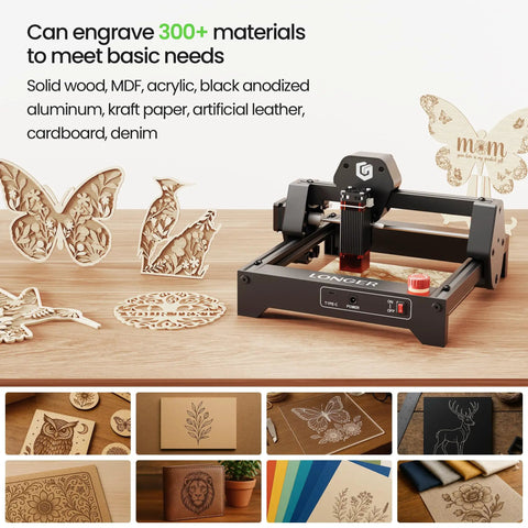 3500mW Desktop Laser Engraver With Ultra Fine 0.04x0.04mm Spot for engraving wood and various materials