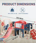 12 In 1 Toddler Outdoor Playset With Swing And Slide Indoor Outdoor Climber Playground dimensions and features