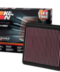 Subaru Compatible High Flow Engine Air Filter For 2003 To 2021 Models, premium washable lifetime air filter packaging and product view