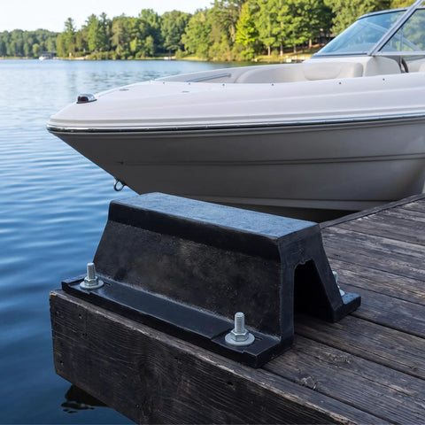 Arch Specification Rubber Dock For Vessel Impact Protection Black Rubber Dock Guard Marine Dock Bumper on wooden pier