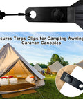 Heavy Duty Tarp Clips With Lock Grip Clamps And Thumb Screw Design Durable Nylon Weatherproof Awning Clips camping tent