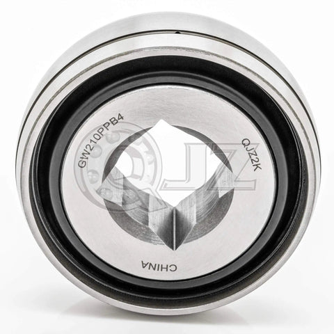 Pro Grade Agricultural Bearing 1 1/8 Square Bore 3 543 Outside Diameter With Direct Grease Port For Hassle Free Relubrication Built Tough For Heavy Farm Machinery And Tractor Implement Work