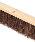 Kickass Heavy Duty Street Sweep With Sturdy Natural Palmyra Bristles 18 Inch Wide Professional Floor Cleaner for outdoor use