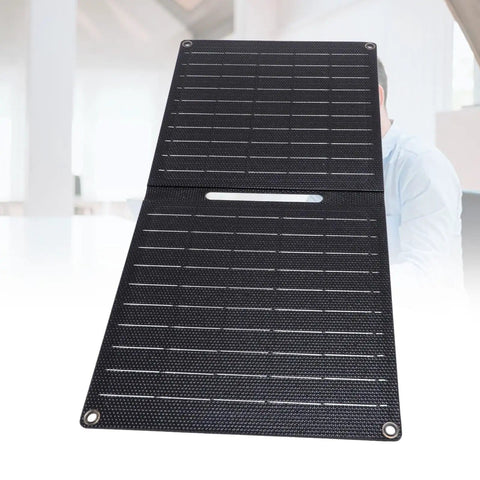 Foldable 24W Solar Panel Charger With 5V USB Output For Outdoor Camping And Hiking Monocrystalline Silicon Portable Solar Charger