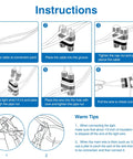 Instructions for Fastlock2 Low Voltage Landscape Lighting Wire Connector 12 Pack Waterproof 12 To 18 Gauge For Outdoor Path Lights No Fuss Install And Reliable Connections For 12 Lights.