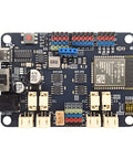 Top view of ESP32 Pro Board With 3A High Current Motor Driver For 4 Encoders Or 4 DC Motors Or 4 Servos USB C 2.4GHz WiFi And Bluetooth