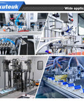Industrial setup using Push To Connect Air Hose Fittings Kit For One Quarter Inch Tubing 34 Piece Quick Connect Pneumatic Fittings