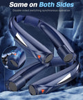 Hands Free Neck Fan With LED Book Light, Portable Cooling For Outdoor And Indoor Use, 6000mAh Rechargeable Battery