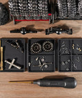 Portable Tri Fold Silicone Tool Tray With Magnetic Sheets Included Heat Resistant And Flame Retardant Durable Silicone