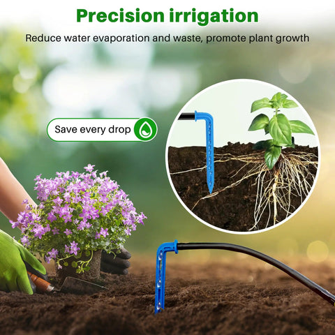 3W Solar Drip Irrigation System With Digital Programmable Smart Watering Kit And 2200mAh Battery for outdoor plant setup