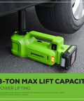Cordless 24V Hydraulic Car Jack Kit for Vehicles Up to 3 Tons with 2Ah Battery and Charger lifting car tire