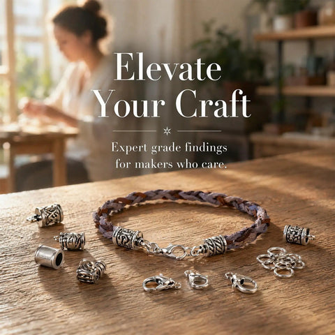 All In One Tibetan Style Cord End Caps Kit 112 Pcs With Silver End Caps Lobster Claps Jump Rings For Bracelet And Necklace Making