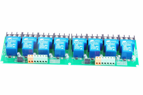Beefy Eight Channel Relay Module With Optocoupler Isolation For PLC Automation And Industrial Control 12V DC Coil High