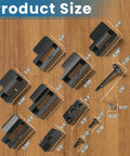 Clamp Jaw Kit For TLR Seven Sub And TLR Eight Sub Flashlights 1913 Short Model Exact Replacement with dimensions on wood