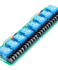 8 Channel Relay Module With Optocoupler Isolation for PLC Automation Control with 30A load capacity and high low triggering