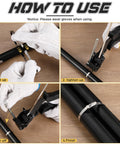 How to use Stainless Steel Cable Tie Gun Kit With 150 Zip Ties 50 Of Each Size 6 8 And 11.8 Inch Includes Cutter And 3 Pairs Gloves