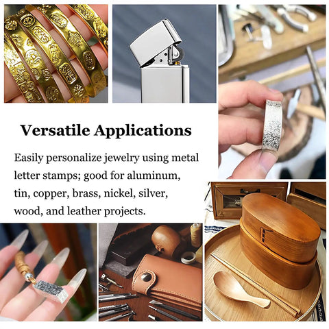 Chinese Zodiac Pattern Metal Stamping Set With Steel Stamps For Jewelry Leather Wood And DIY Carving Projects Rooster Design