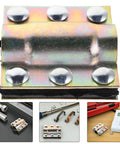 Emergency Pipe Repair Clamp DN20 110mm Waterproof Leak Sealer for Home Plumbing, heavy-duty construction, front view.