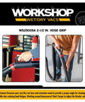 Wet Dry Vacuum Hose Grip Attachment With Bleeder Valve For Suction Control Keeps Your Vacuum Suction In Check While You Work Fits Two And One Half Inch Extension Wands And Hoses Essential Shop Vacuum Accessories