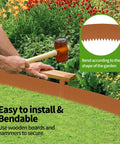 Heavy Duty Steel Landscape Edging Kit With 40 Inch By 8 Inch Panels Hammer In Bendable Metal Garden Border Strips installation