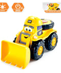 Kid Friendly RC Loader Truck With Easy To Use Controller, 10.5 Inch Construction Vehicle featuring working headlights and stowable controller