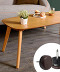 Furniture with 40 Pack Nail On Furniture Glides 18mm Nylon Chair Sliders For Wood And Hardwood Floors Brown Finish Protect Table Legs