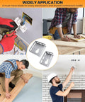 Upgrade 2 Pc Drywall Outlet Cutter Sets With Square Slot Blades For Oscillating Multi Tools, showing use in various drywall projects.