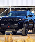 Front view of 2025 Toyota 4Runner with 1.5 Inch Bolt On Leveling Kit showcasing increased ground clearance and level stance.