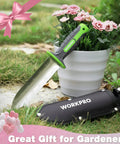 Hori Hori Garden Knife With 7 Inch Stainless Blade Dual Edge For Weeding Digging Planting Ergonomic TRP Handle