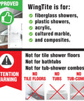 Shower Drain Replacement Kit With Top Install Chrome SD1000 approved for various shower materials, not for tile or tubs